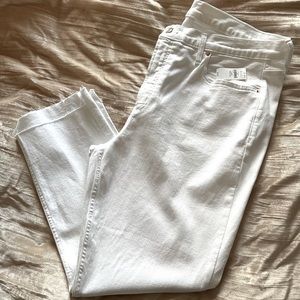 Gap NWT White Jeans Vintage Slim High Rise Size 35 size 20